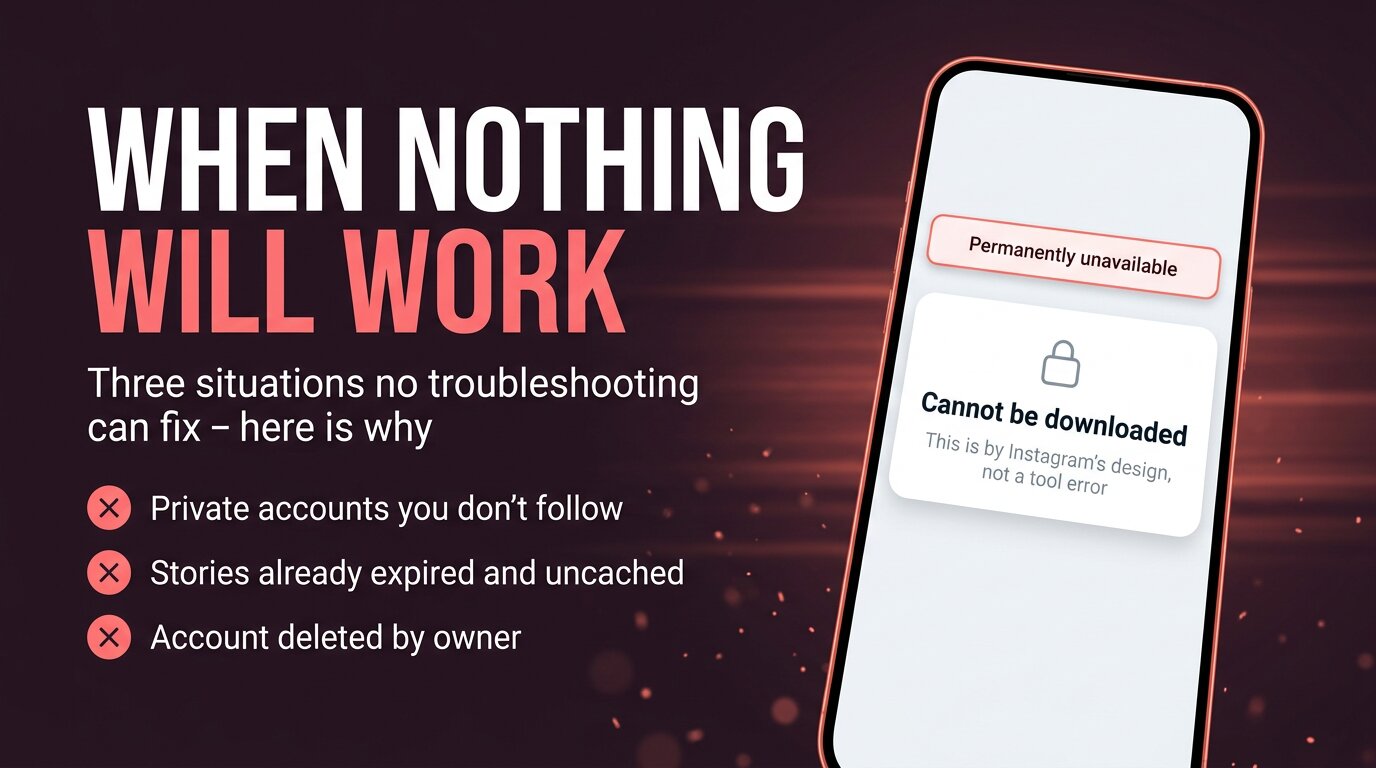 Three story situations no troubleshooting can recover